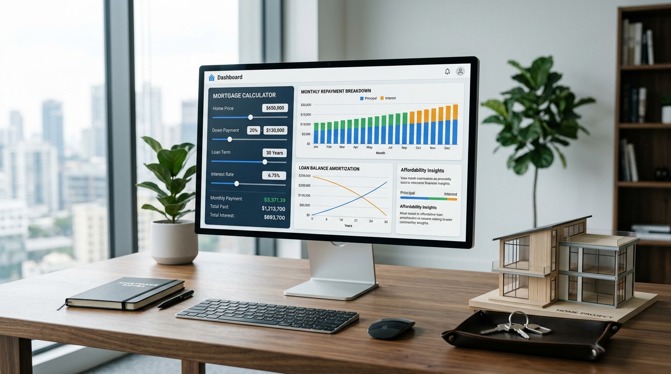 Mortgage Calculation Strategy Dashboard